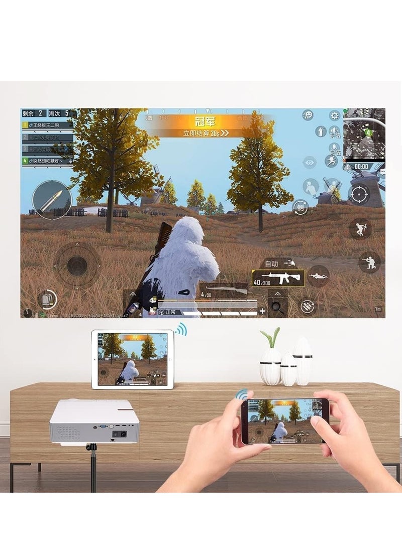 Regal RD-826 FHD 1080p Android WiFi LED Projector 1920 x 1080 3D Home Theater Smartphone Color: A Zhengqiang 7800 Lumens x 1080 Projector Multicolor  - Image 5