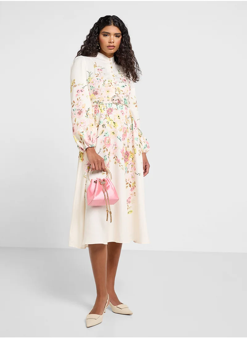 ايلا Floral Print Dress