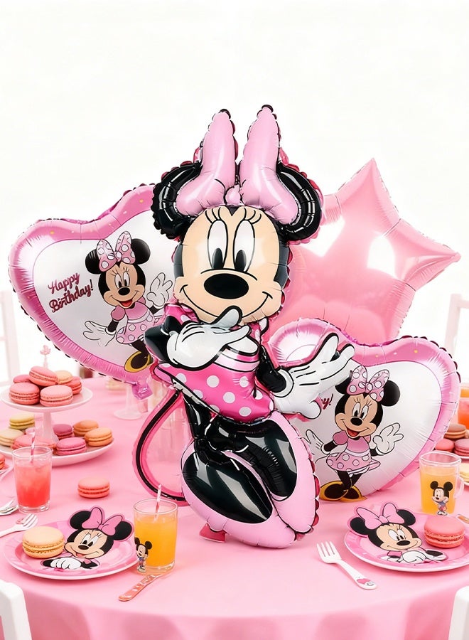 Happy D Minnie Birthday Decoration Party 8 Piece Set for Kids - Image 2