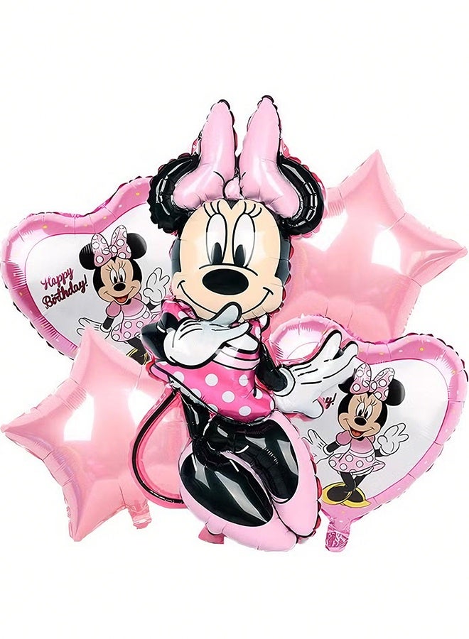 Happy D Minnie Birthday Decoration Party 8 Piece Set for Kids - Image 1