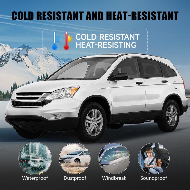ItranMc Window Molding Trim for Honda CR-V/CRV 2007-2011,Chrome Outer Door Weatherstrip Window Seal Belt,Replace#72410-SWA-A01 72450-SWA-A01 72910-SWA-A01 72950-SWA-A01 - Image 4
