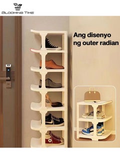 BLOOMING TIME 9 Layer Simple Dustproof Shoe Rack, Can Be Assembled At Will, Saves Space, And Is Simple To Install White  - Image 3