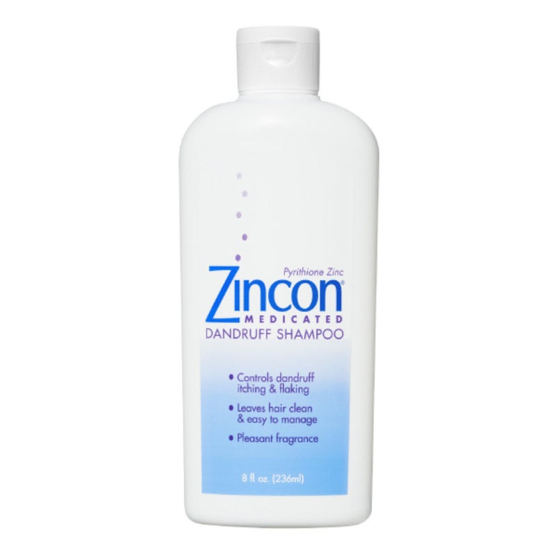 ZINCON Medicated Dandruff Shampoo, for Dry, Itchy Scalp Care & Anti-Dandruff with Immediate Soothing Relief - 8 Fl Oz - Image 1