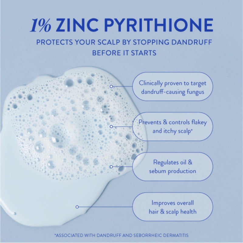 ZINCON Medicated Dandruff Shampoo, for Dry, Itchy Scalp Care & Anti-Dandruff with Immediate Soothing Relief - 8 Fl Oz - Image 4