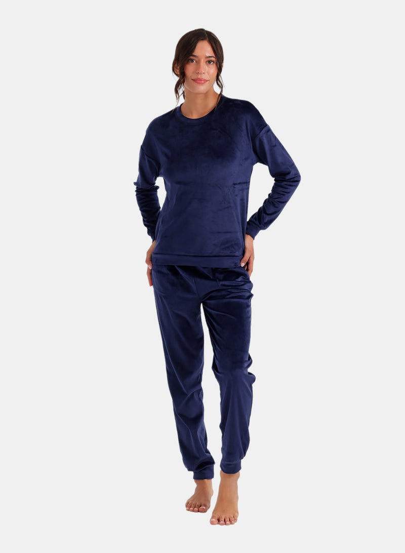 Carina Classic Velvet Pyjama Set - Image 1
