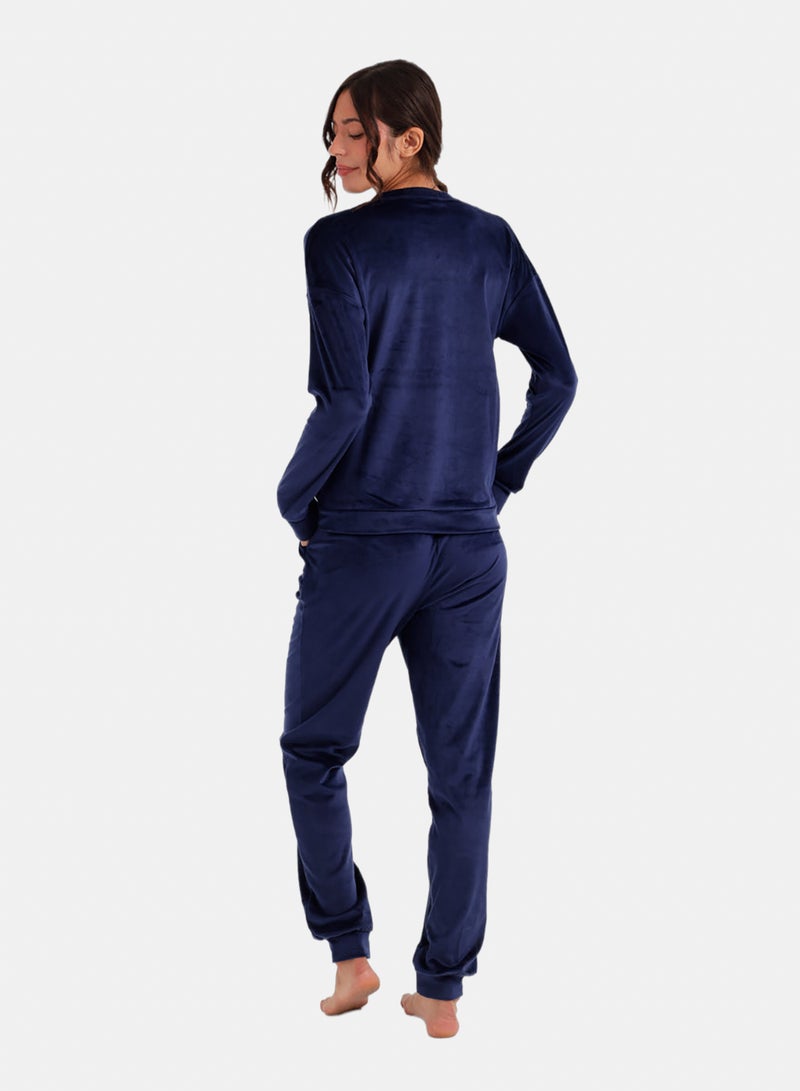 Carina Classic Velvet Pyjama Set - Image 5