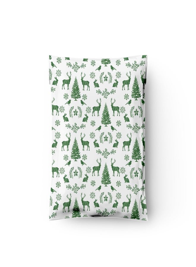Pro Supply Global 19x24 (25) Winter Deer Christmas Scene Designer Poly Mailers Waterproof Self Sealing Tear Resistant Polymailers Shipping Envelopes Premium Printed Bags For Small Businesses - Image 5