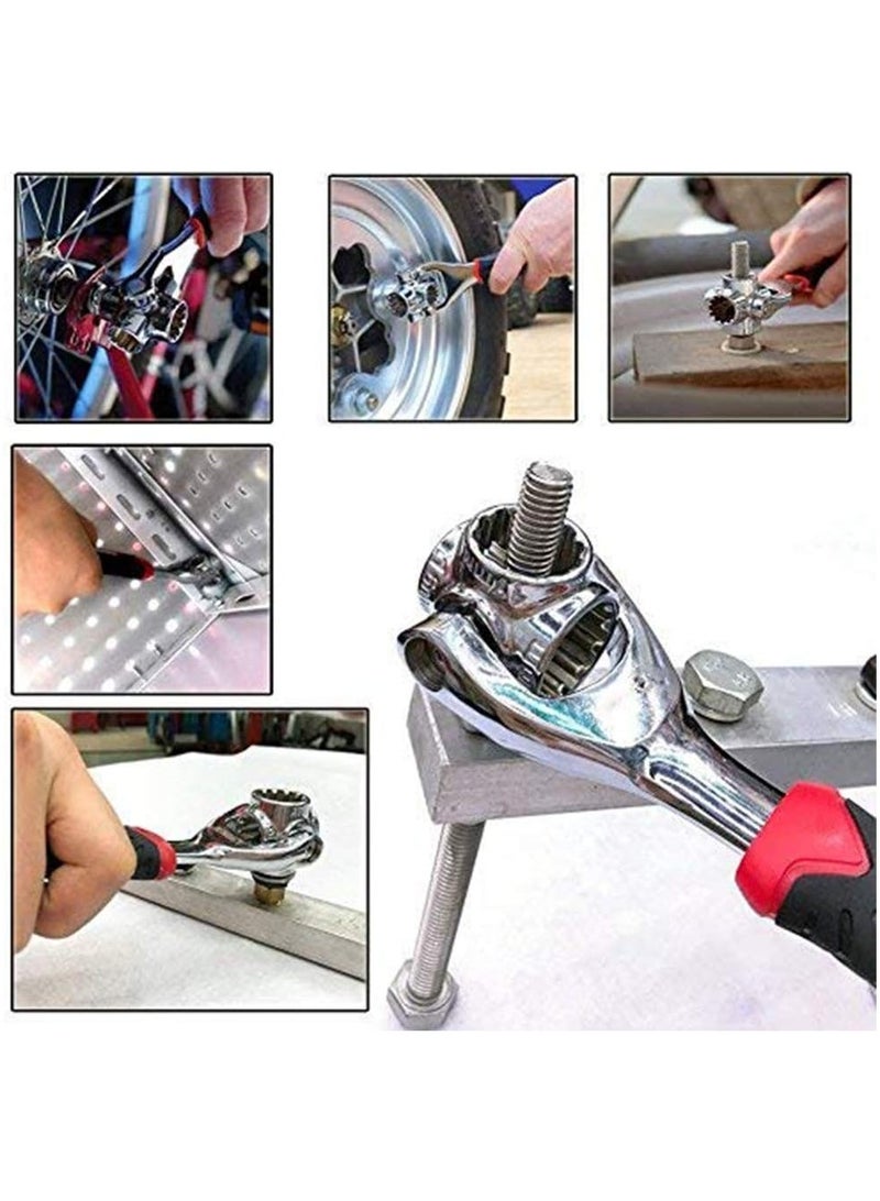 Rubik 48 in 1 Professional Multi-Socket Wrench for Auto, Home, Outdoor and More with 360° Rotating Heads - Image 4