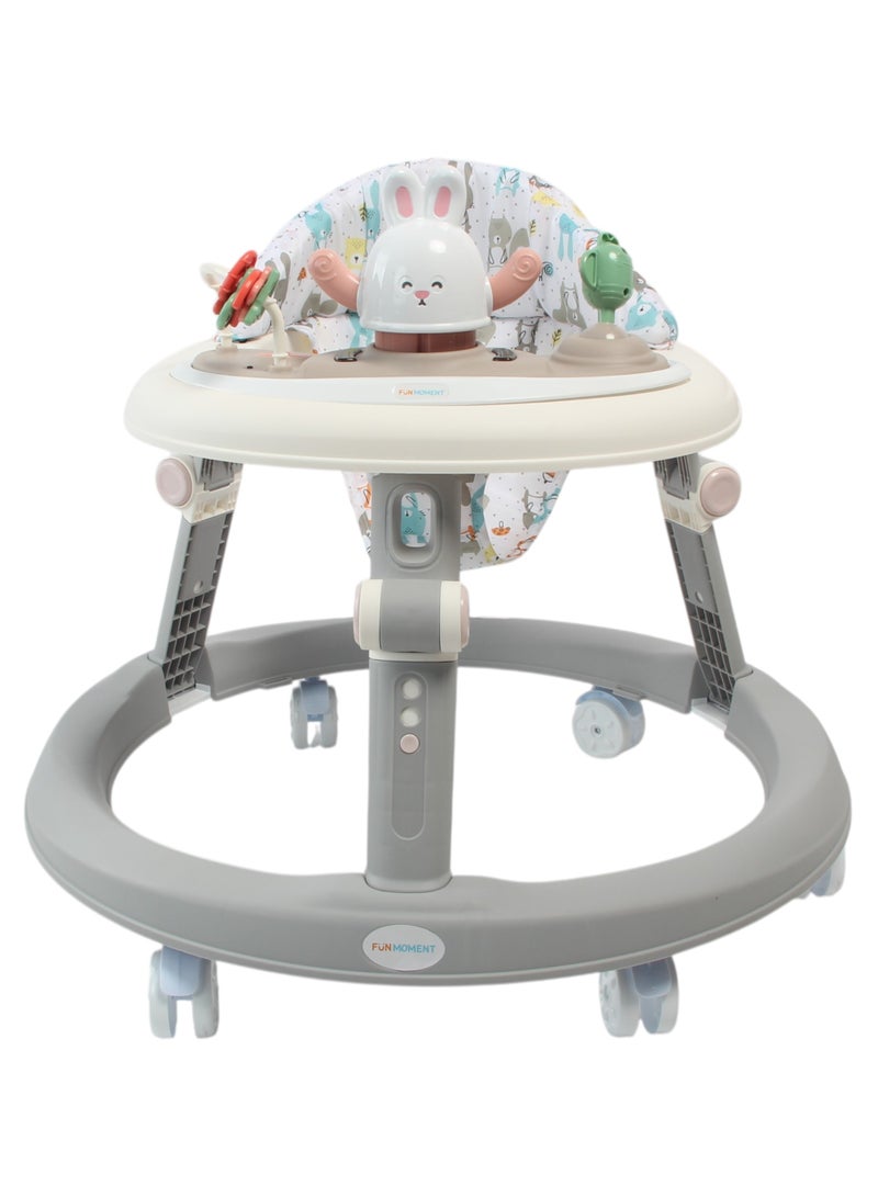 لحظة مرح مشاية للاطفال مع ارتفاع قابل للتعديل وقابلة للطي، لعمر 6-12 شهر - Image 2