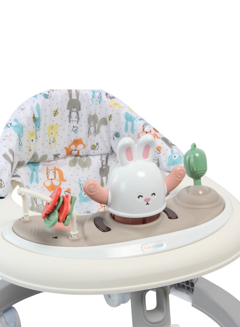 لحظة مرح مشاية للاطفال مع ارتفاع قابل للتعديل وقابلة للطي، لعمر 6-12 شهر - Image 4