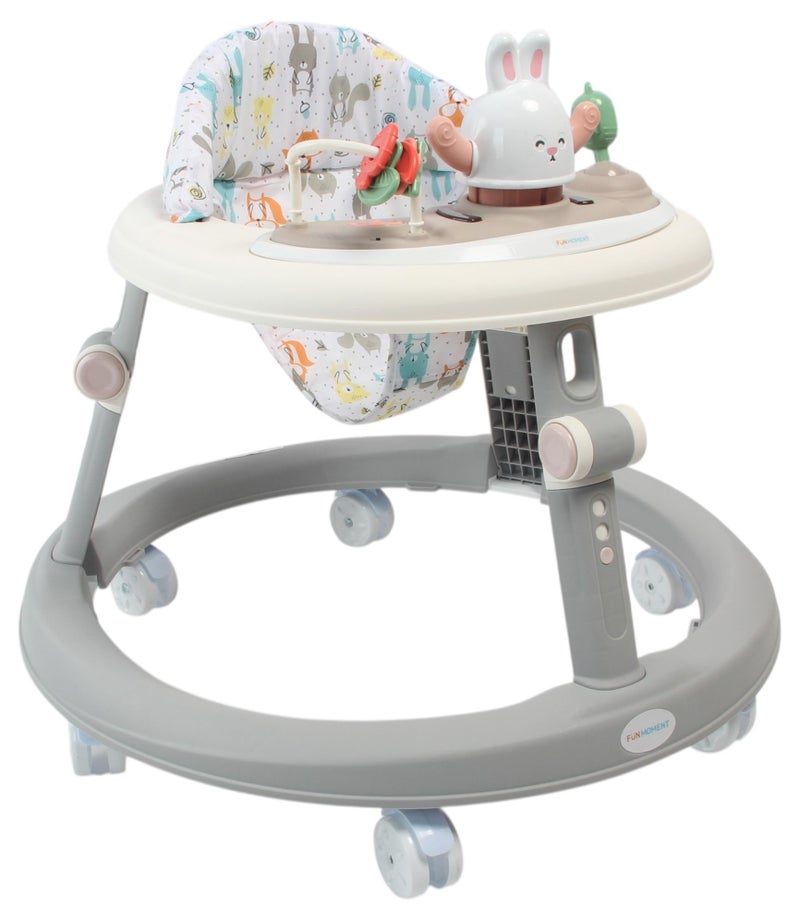 لحظة مرح مشاية للاطفال مع ارتفاع قابل للتعديل وقابلة للطي، لعمر 6-12 شهر - Image 1