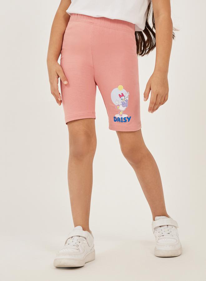 Styli Minnie Print Elastic Waistband Shorts  - Image 1