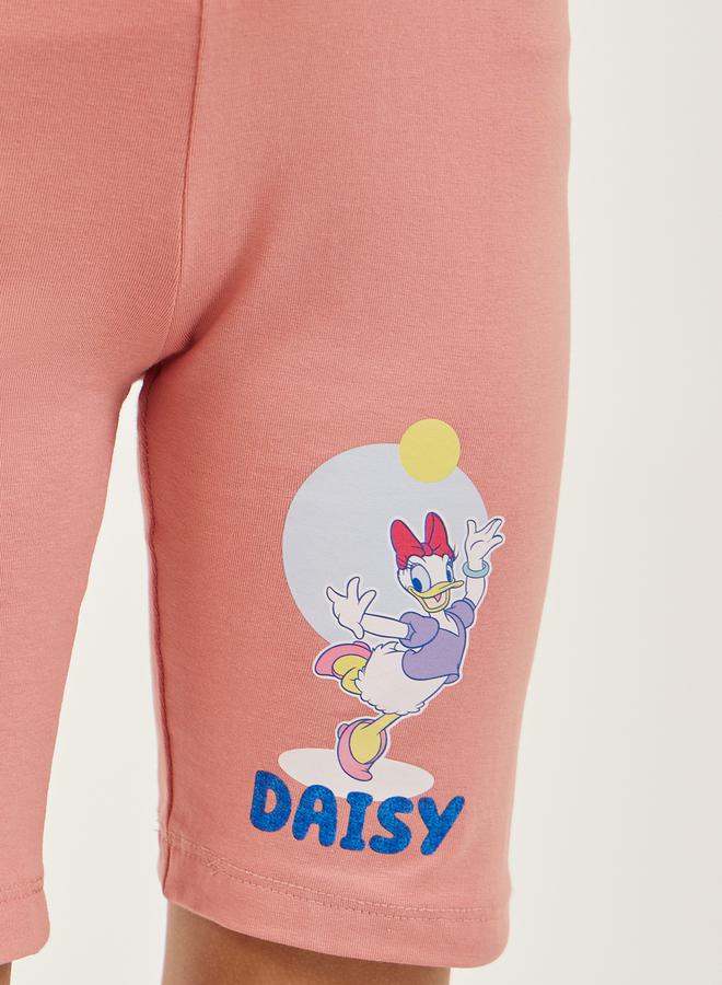 Styli Minnie Print Elastic Waistband Shorts  - Image 3