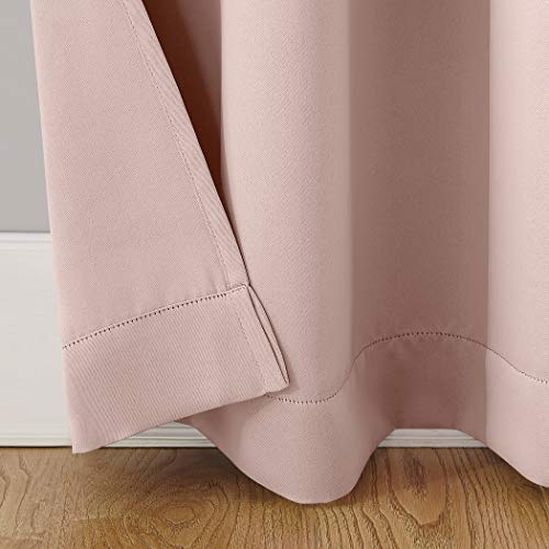 Sun Zero Riley Kids Bedroom Blackout Grommet Curtain Panel, 40" x 95", Blush Pink - Image 4