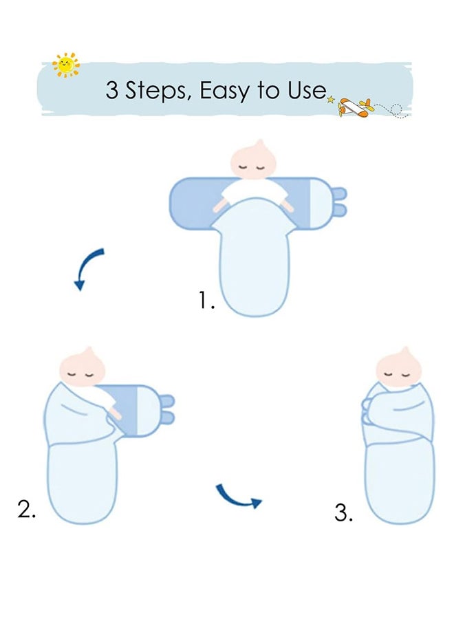 MARGOUN Baby Swaddle Blanket Infant Sleeping Bag Baby Bath Towel Swaddling Wrap Sleep Bags Bedding Accessories Zero Size Grey - Image 4