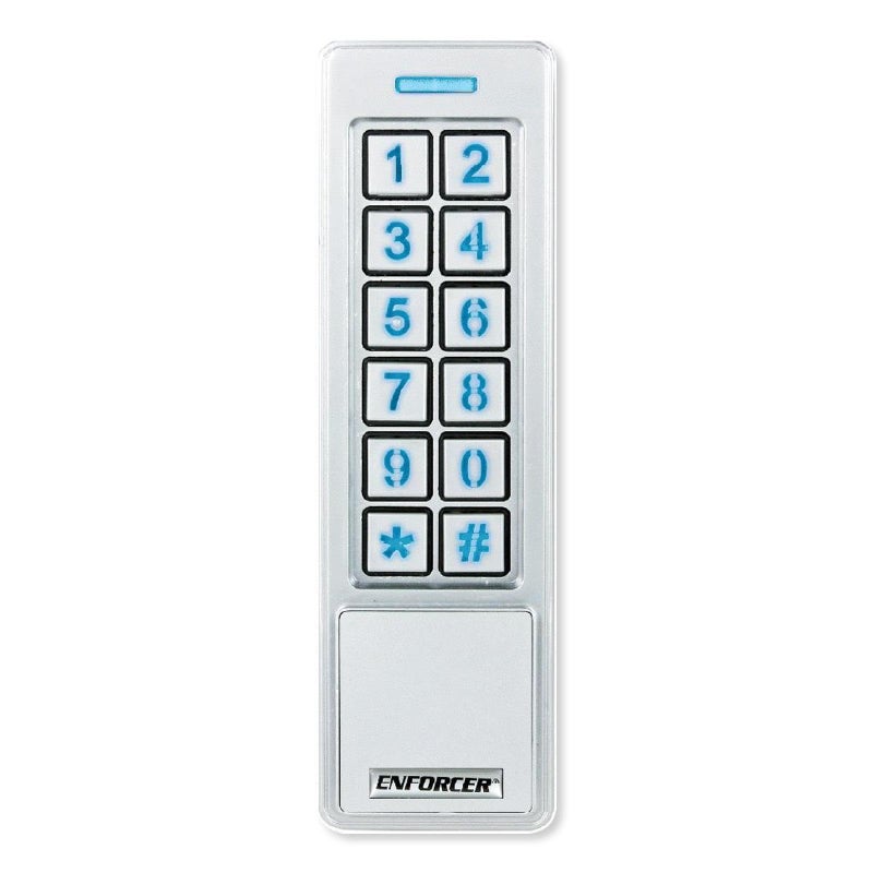 SECO-LARM SecoLarm SKB241PQ Enforcer Bluetooth Access Controller Mullion Keypad with Proximity Reader