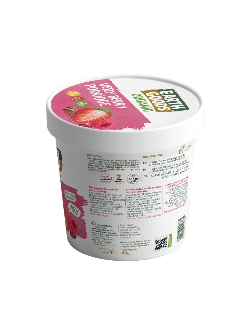 Organic Gluten Free Berry Porridge 60g