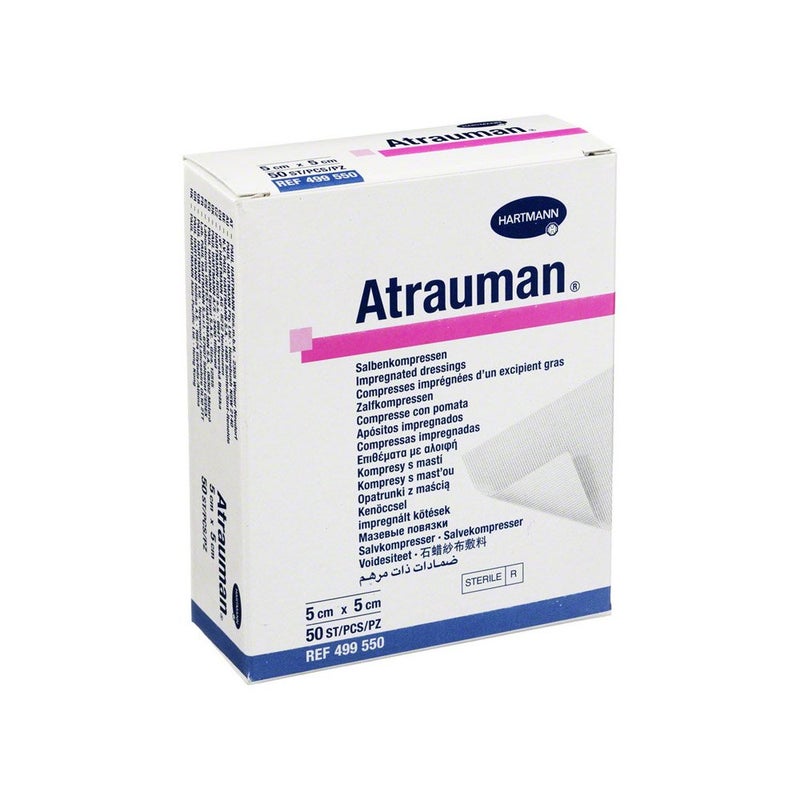 Hartmann 99XX0120 Atrauman Dressing 5cm x 5cm Pack of 50