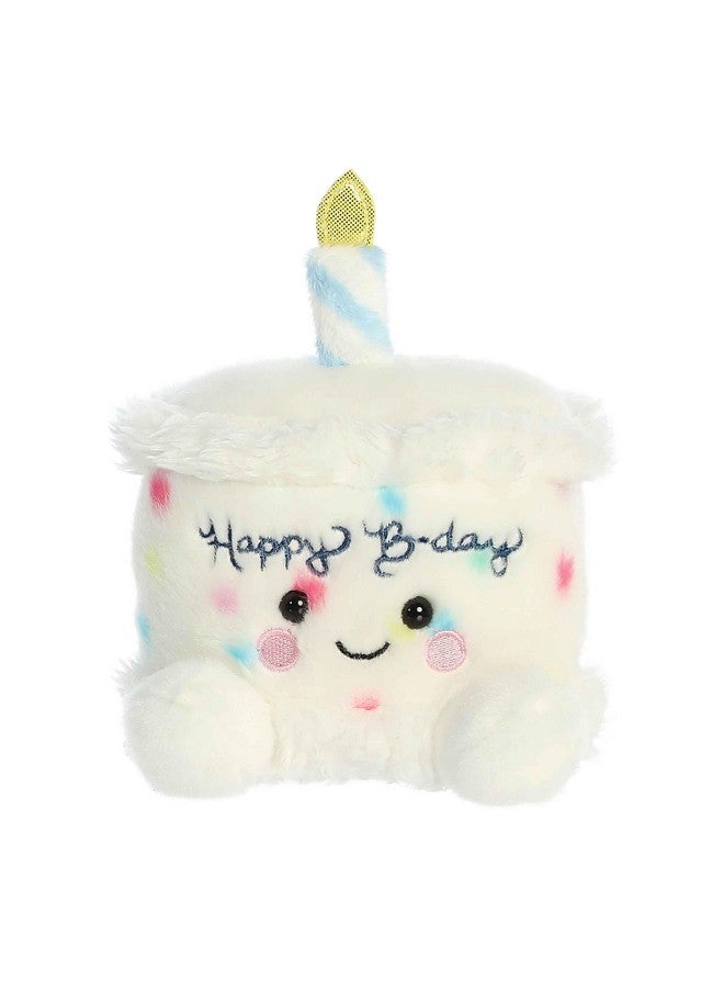 Aurora® Adorable Palm Pals™ Happy B'day Cake Stuffed Animal - Pocket-Sized Play - Collectable Fun - White 5 Inches - Image 1