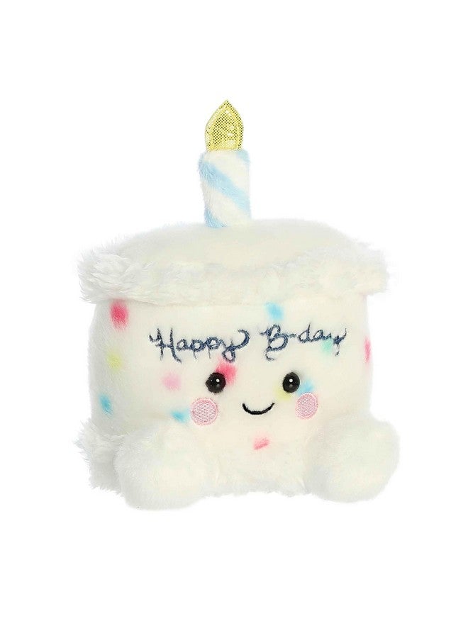 Aurora® Adorable Palm Pals™ Happy B'day Cake Stuffed Animal - Pocket-Sized Play - Collectable Fun - White 5 Inches - Image 2