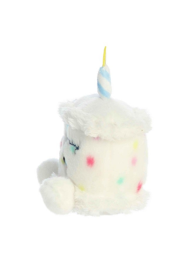Aurora® Adorable Palm Pals™ Happy B'day Cake Stuffed Animal - Pocket-Sized Play - Collectable Fun - White 5 Inches - Image 5