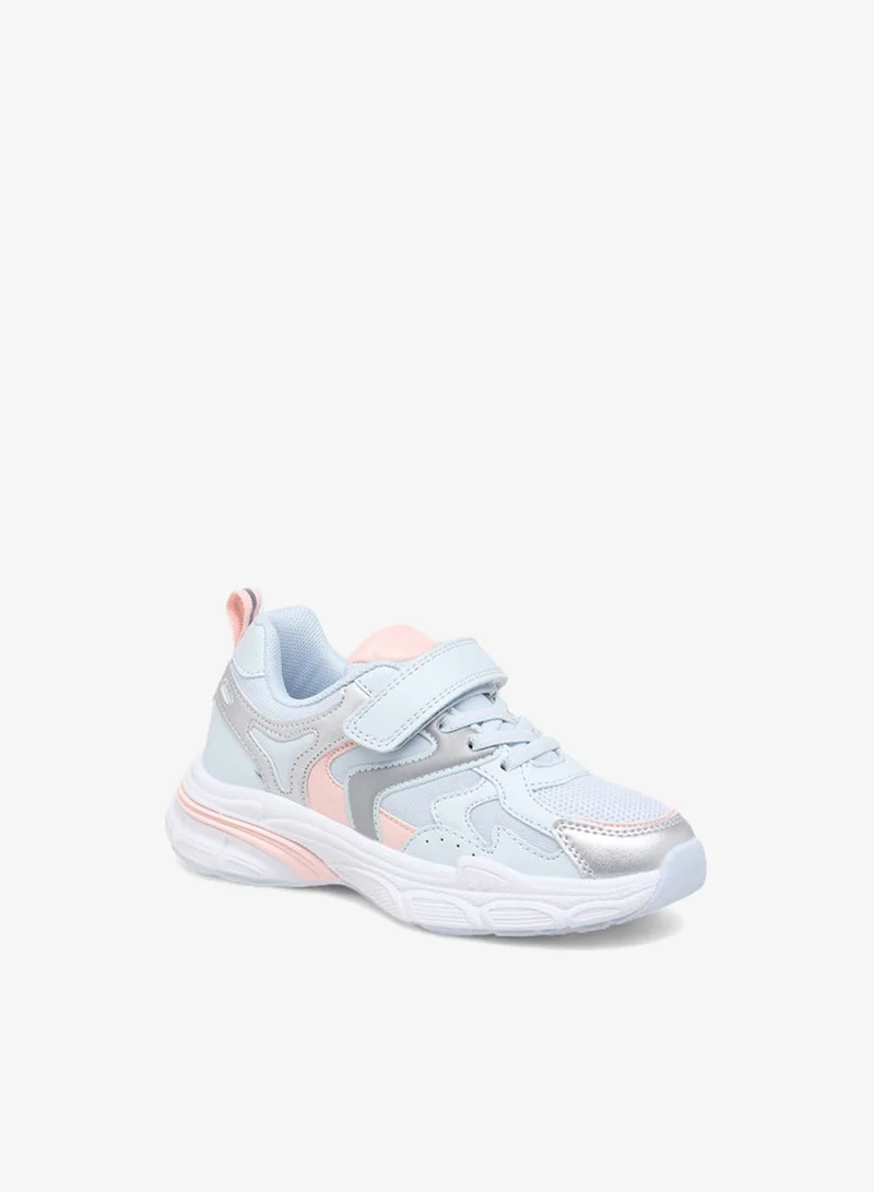 ليتل ميسي سنيكرز بناتي بألواح وإغلاق بشريط لاصق