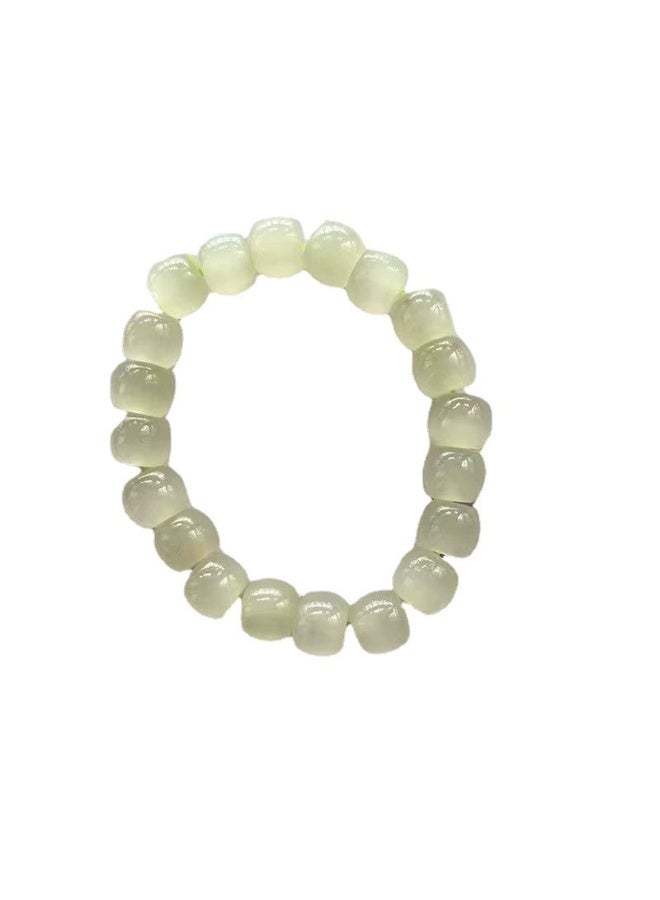 Goolsky White Beaded Bracelet for Women – Minimalist Luxe Jewelry, Dainty Handmade Wrist Accessory, White Beads Adjustable Size, Daily Wear/Gifting - Image 2