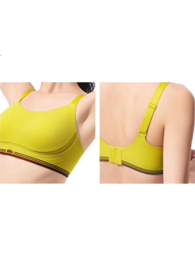 Beneunder Sports Bra Wireless Push-Up Bra Seamless Backless Outdoor Elastic Shock Absorbing Bra - Image 3