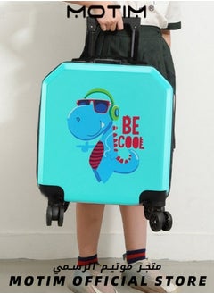Motim Kid's Luggage Travel Luggage Carry-On Luggage 18 inch Small Luggage with Spinning Wheels Cartoon Suitcase  - Image 2