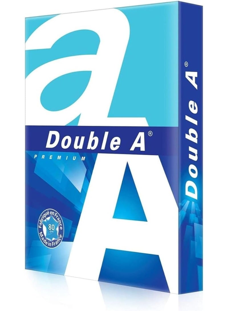 Double a paper Double A Printer Copy Paper Size A4 GSM 80 100 Sheets Pack of 1 - Image 1