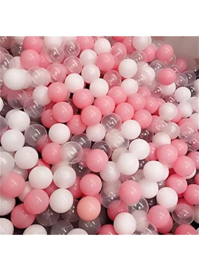 DURKU 100 Cute Ocean Ball Pit Balls - Colorful Soft Plastic Fun for Kids Playhouse Tent Accessories - Image 1