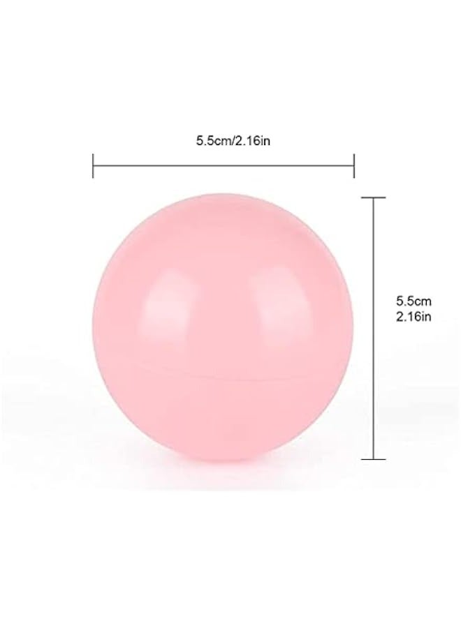 DURKU 100 Cute Ocean Ball Pit Balls - Colorful Soft Plastic Fun for Kids Playhouse Tent Accessories - Image 3