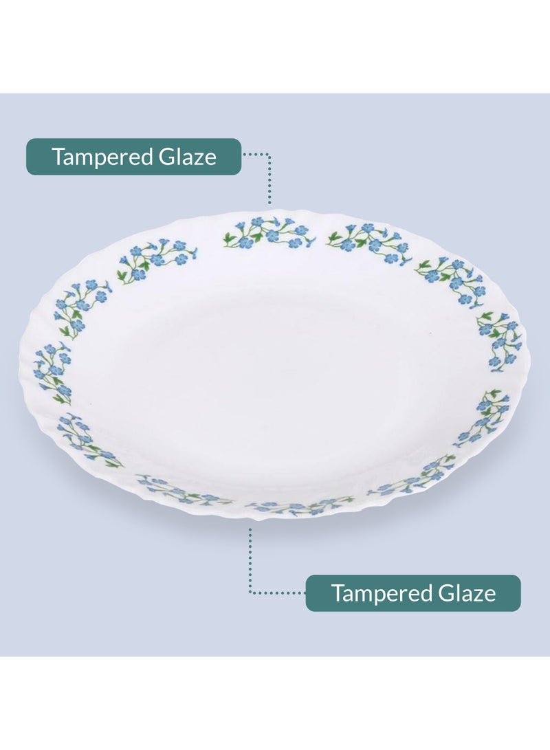 لاوبالا طقم عشاء كلاسيكي من La Opala مكون من 38 قطعة من مادة زجاجية، آمن للاستخدام في الميكروويف وآمن للاستخدام في غسالة الأطباق، أوعية وأكواب وأطباق خفيفة الوزن وقابلة لإعادة الاستخدام - Image 3