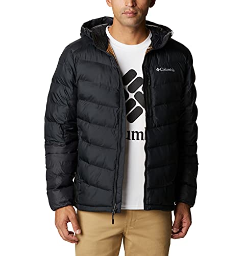 Columbia Men's Labyrinth Loop Hooded Jacket, Black, XX-Large - Image 1