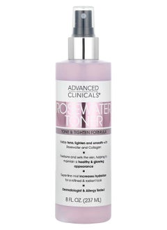 Advanced Clinicals Advanced Clinicals, Rosewater Toner, Tone & Tighten Formula, 8 fl oz (237 ml)  - Image 1