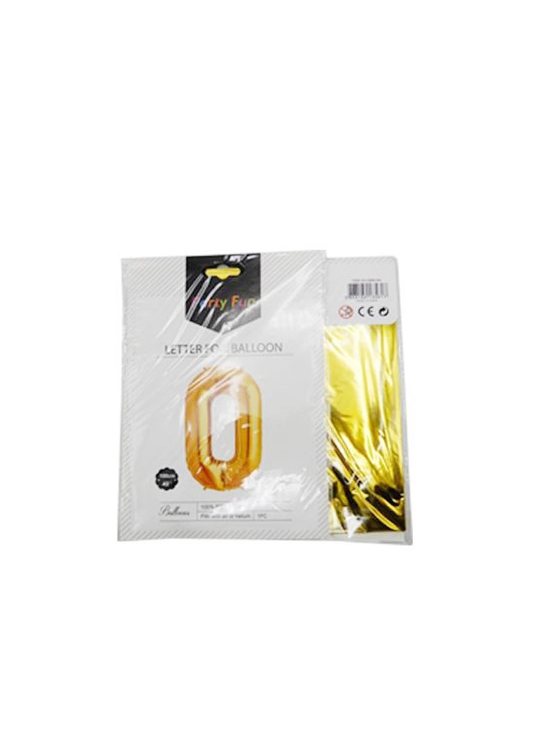 بارتي فن بالون الحروف احباط 40 بوصة (O) اللون الذهبي - Image 3