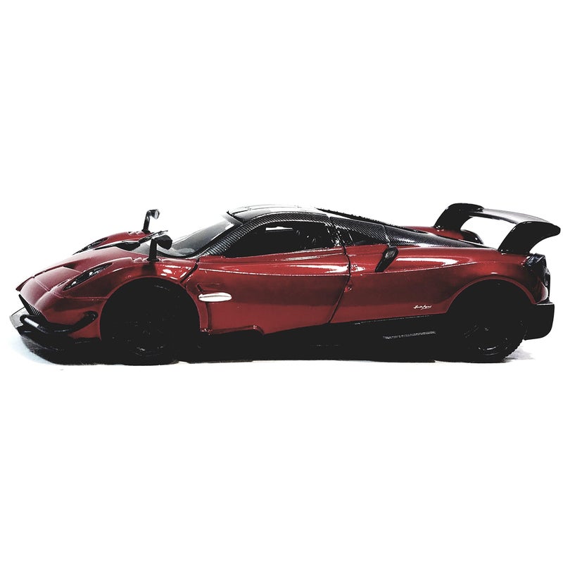 KiNSMART 2016 Pagani Huayra BC Red 5" 1:38 Scale Die Cast Metal Model Toy Car w/Pullback Action - Image 2