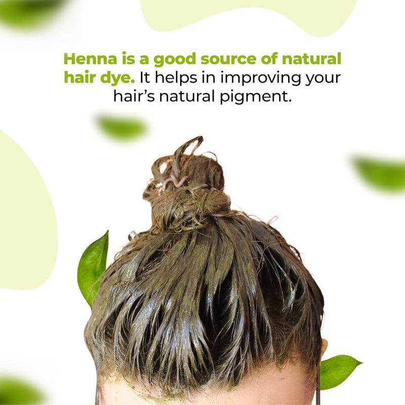 VCare Henna Natural Powder for Hair 200 gm Pack of 4 Conditioning AntiDandruff Control Hair Fall Natural Henna Hair Colouring for Women and Men Henna Powder for Hair Growth - Image 5