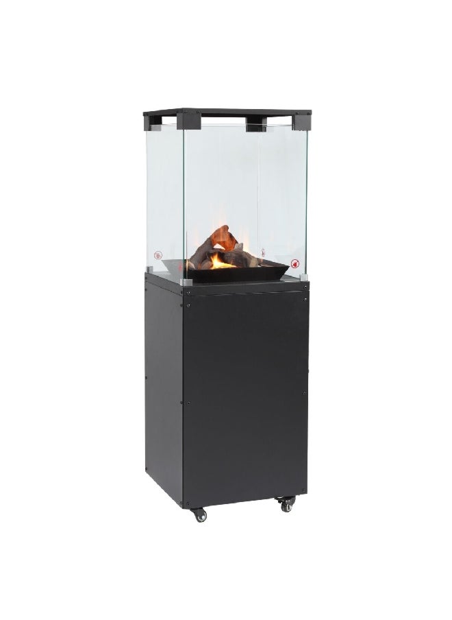 Lava Rocks Sturdy High Quality Durable Flame Patio Heater Black and Clear 140 x 43 x 43 cm P1205FA - pzsku/Z508C83CA4413F60CA5C1Z/45/_/1705997349/f8f131ae-3342-4a42-8fa5-c54c89090a1c