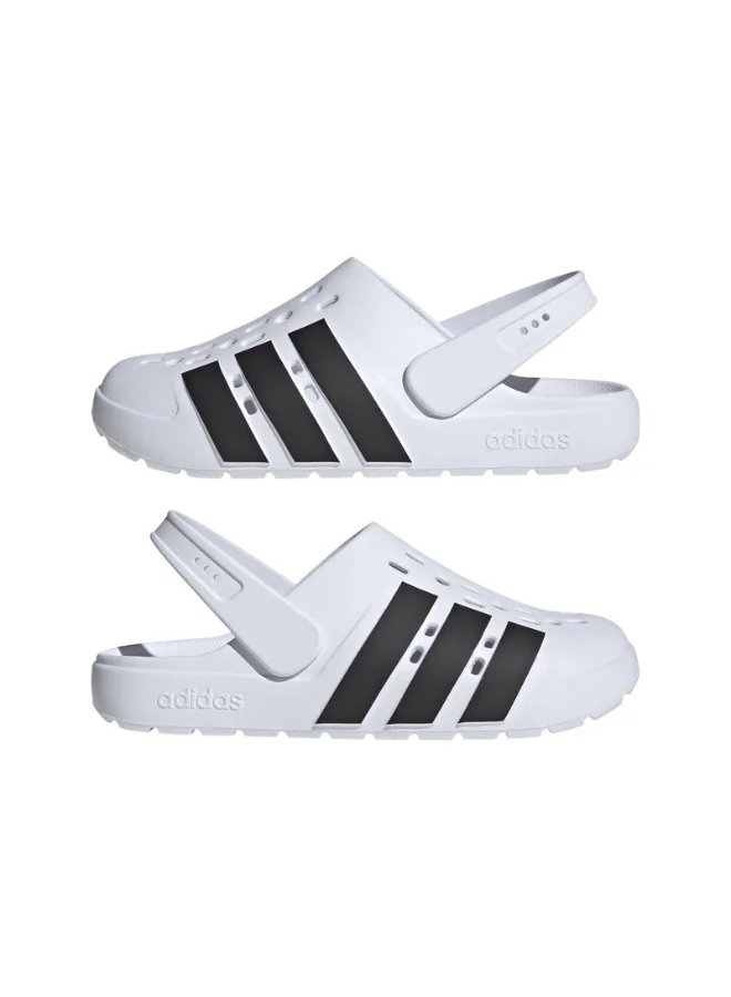 Adidas Adidas Adilette Clog 2.0 U White Sportswear Sandals/Slippers For Unisex