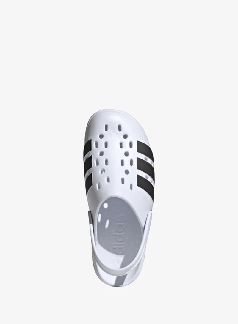 Adidas FTWWHT/CBLACK/FTWWHT Adilette 2.0 Clog Sandals/Slippers  | Best Price UAE