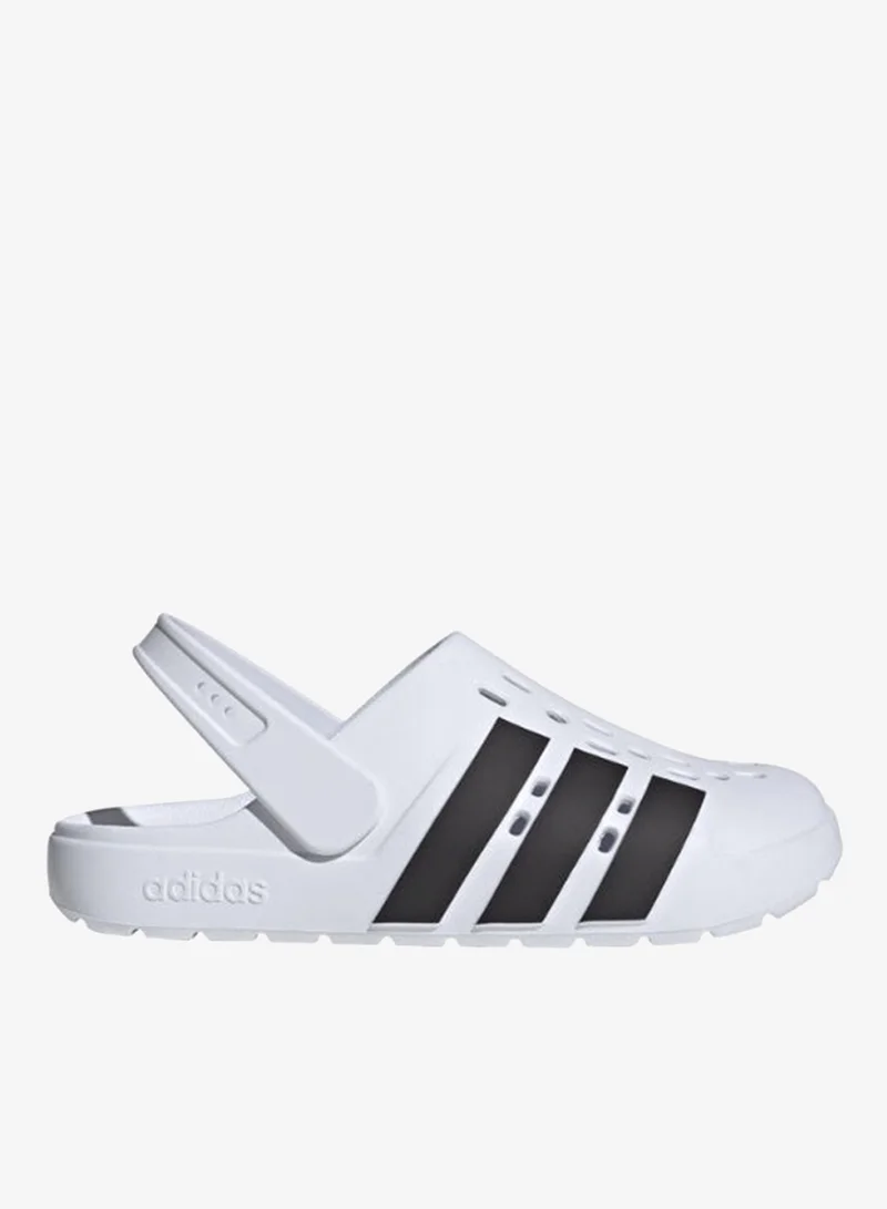 Adidas FTWWHT/CBLACK/FTWWHT Adilette 2.0 Clog Sandals/Slippers  | Best Price UAE