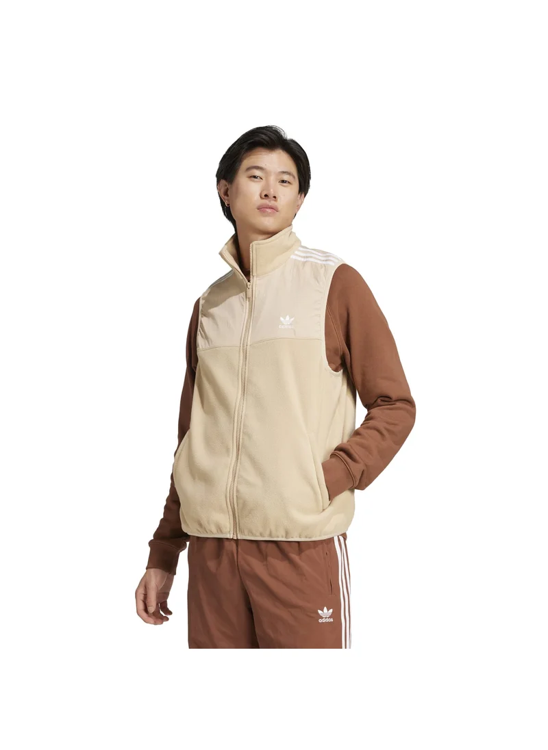 Adidas adidas Fleece vest Beige Originals Men JACKETS