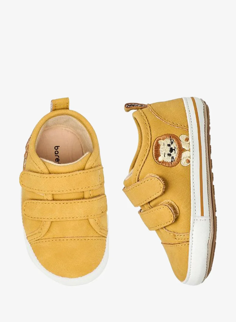 بيرفيت Booties With Hook & Loop Closure, Embroidered