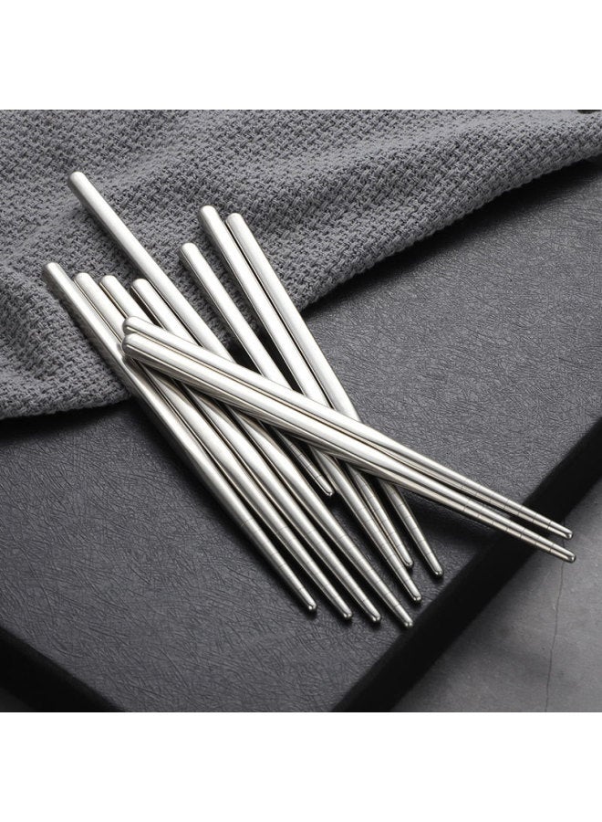 304 Stainless Steel Children's Chopsticks Round Square Chopsticks Household Hotel Children's Non-slip Public Chopsticks Portable Tableware Wholesale-Color:Cloth Wheel Children's Chopsticks-sus304-Specifications:16CM - Image 2