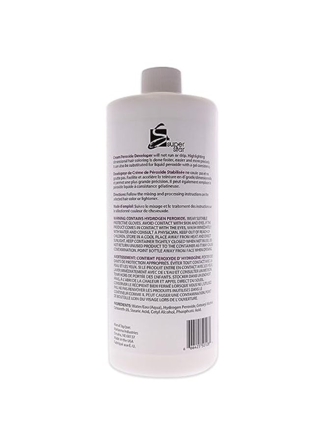 SUPER STAR 10v Cream Peroxide Developer 32 Fluid Ounce - Image 4