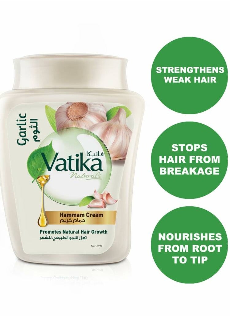 VATIKA - Vatika Naturals Hammam Cream Garlic 900 GM - Image 1
