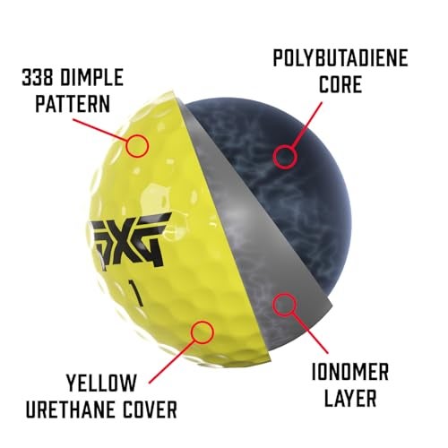 PXG Xtreme Tour Golf Ball - Yellow - Image 2