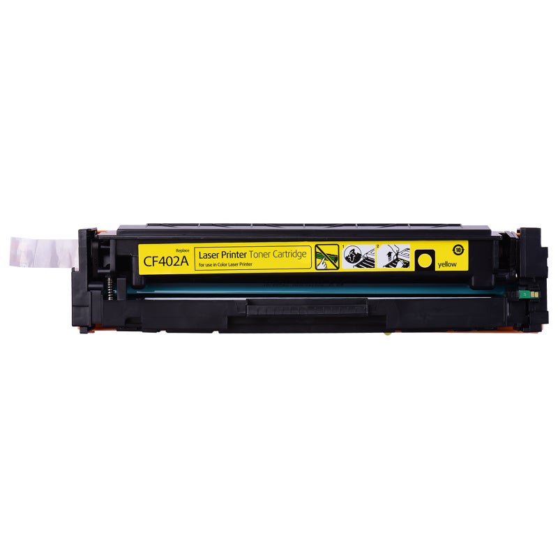 حاوية حبر مسحوق متوافقية محاولة بدل متوافقة مع سلسلة HP Color LaserJet Pro M252/MFP M277 (أصفر، عبوة واحدة) - Image 2