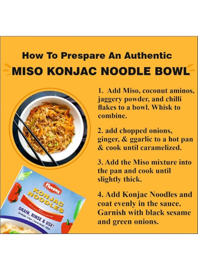 Flavoma Konjac Shiraataki Noodles, Low-Carb & Gluten-Free, 270g - Image 4